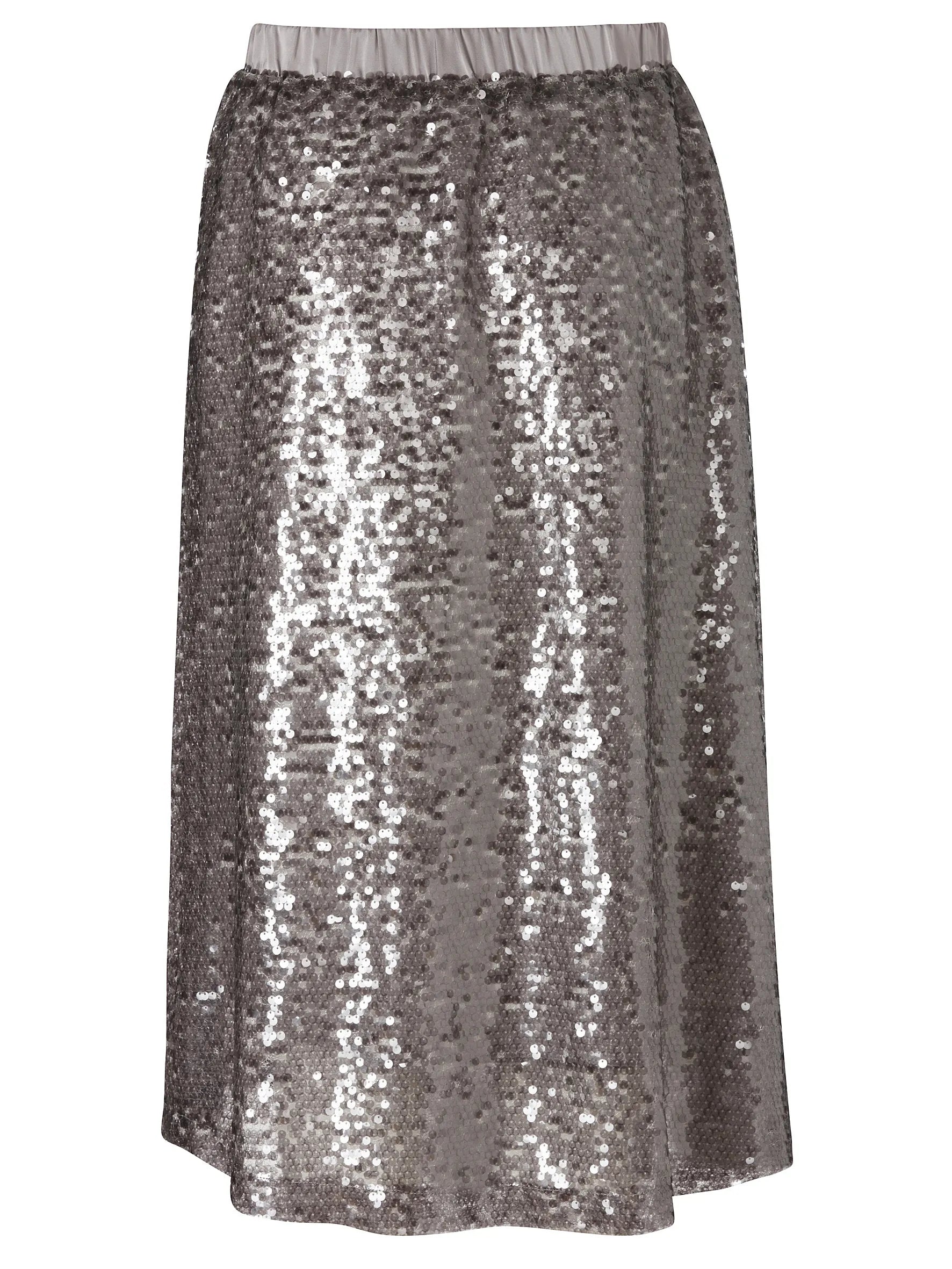 Paillettenrock Midi