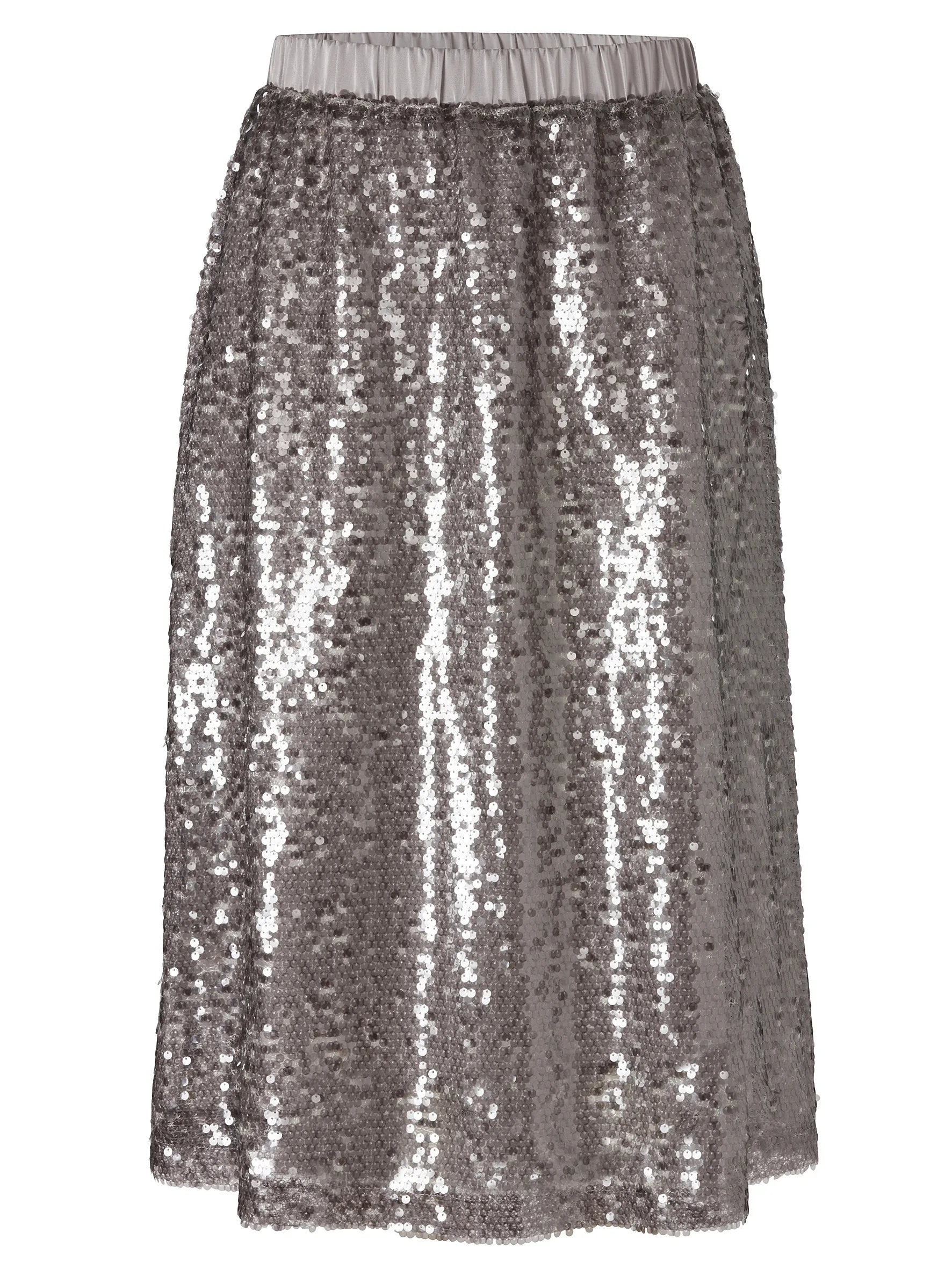 Paillettenrock Midi