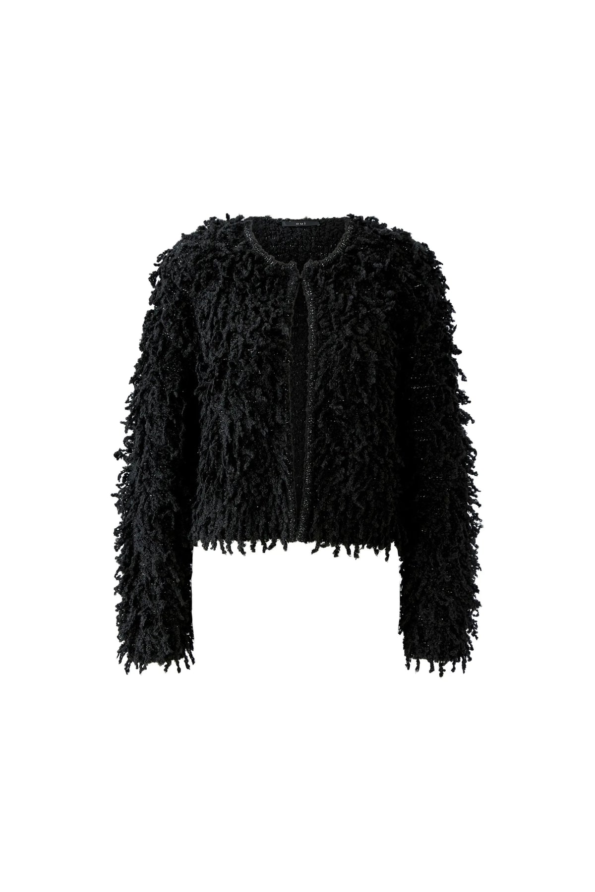 Strickjacke mit Fransen