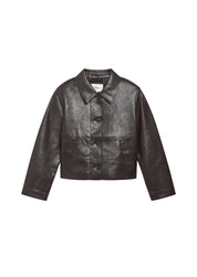 Jacke aus Kunstleder