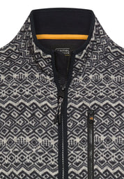 Fleecejacke mit Stehkragen