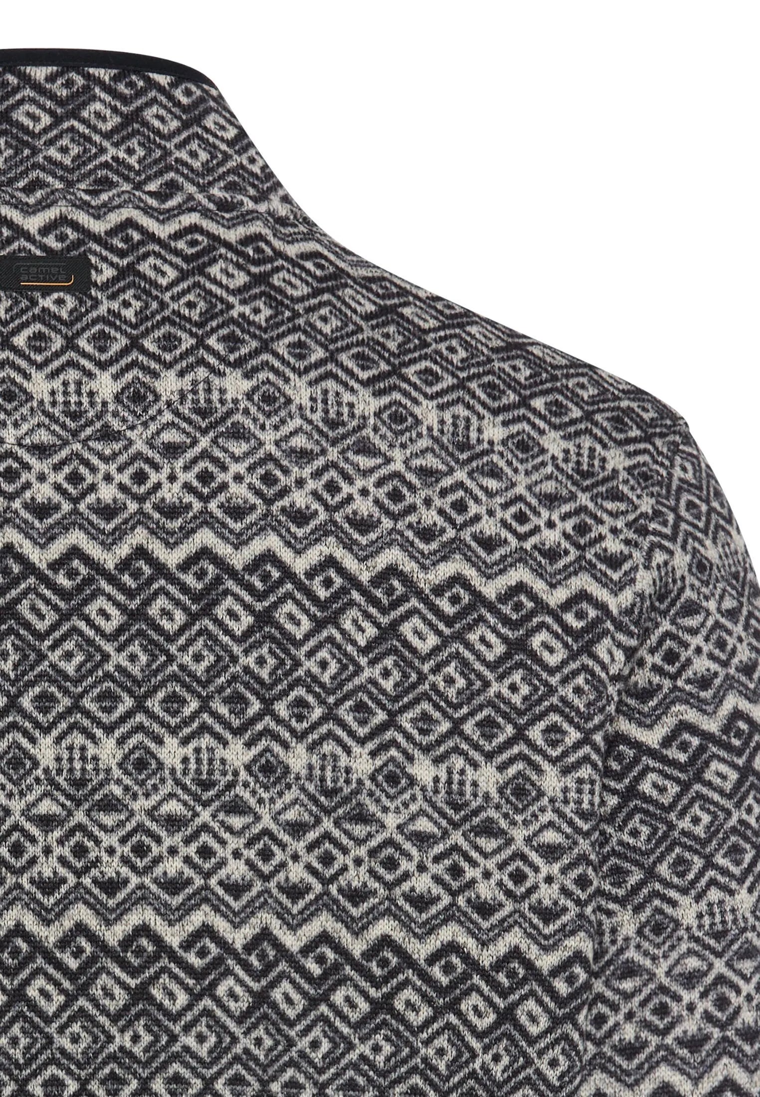 Fleecejacke mit Stehkragen