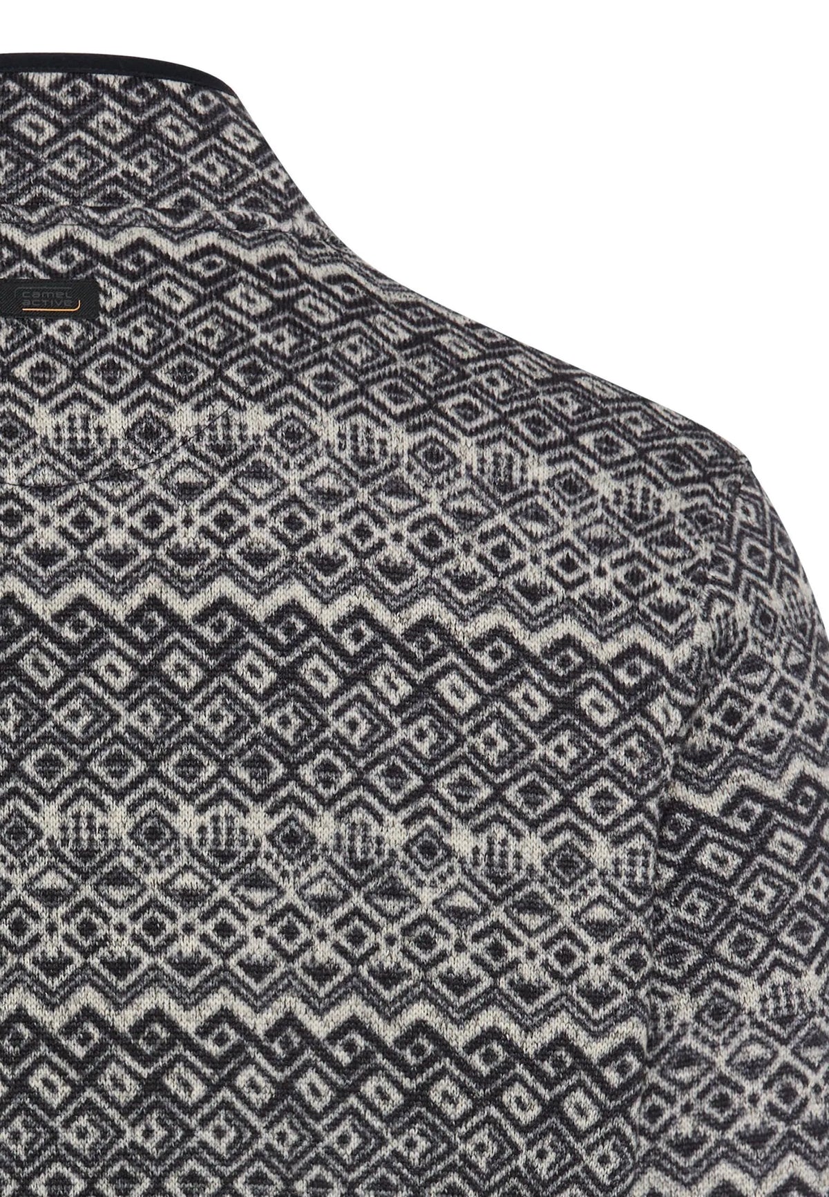 Fleecejacke mit Stehkragen