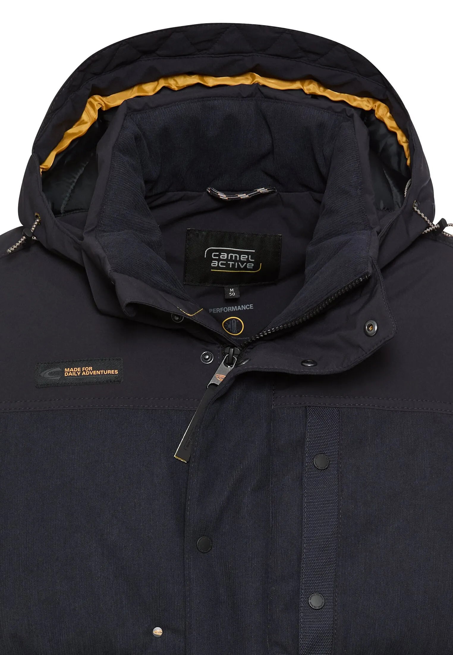 Winterjacke mit abnehmbarer Kapuze