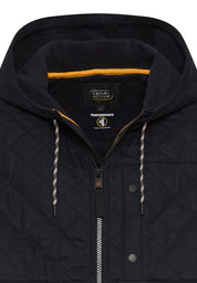 Fleecejacke mit Kapuze
