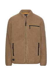 Fleecejacke mit Stehkragen