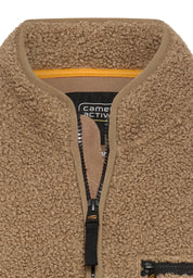 Fleecejacke mit Stehkragen