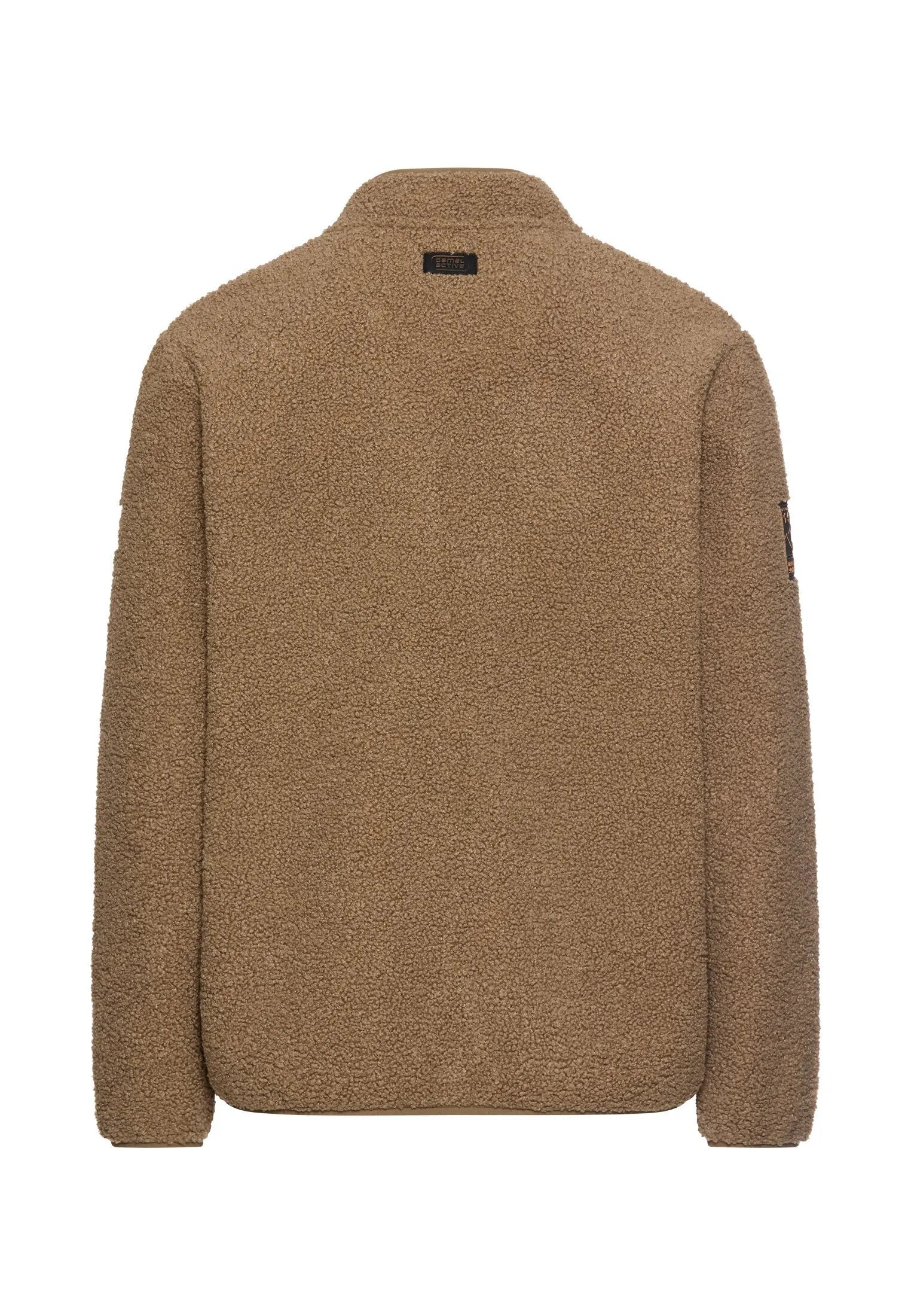 Fleecejacke mit Stehkragen