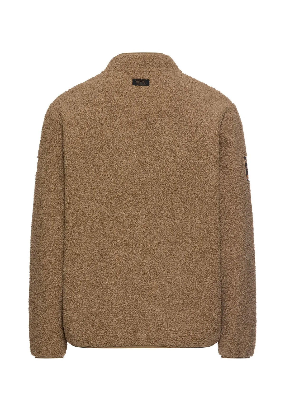 Fleecejacke mit Stehkragen