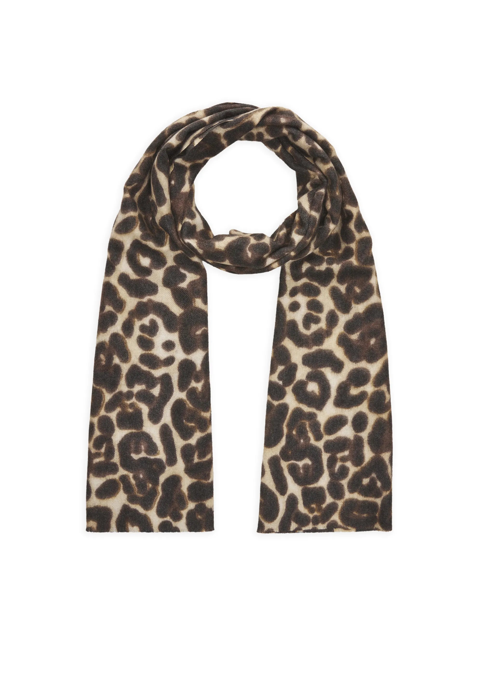 Schal mit Leopardenmuster