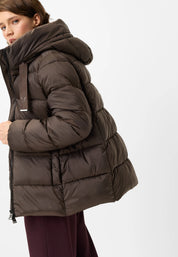 Thermo-Steppjacke mit Kapuze