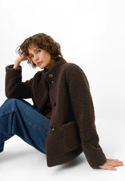 Teddyjacke AUGSBURG mit Stehkragen