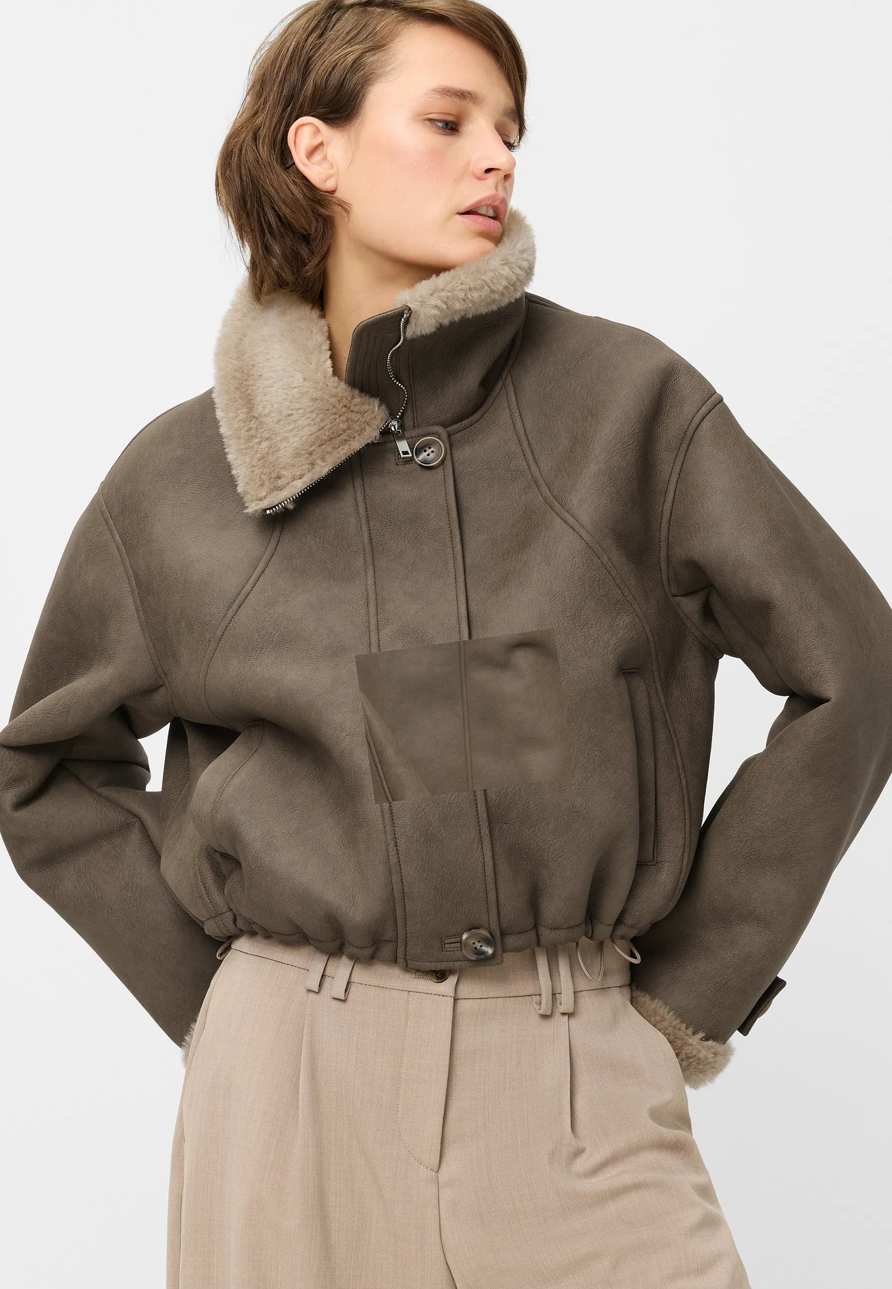 Webpelzjacke OAKLAND