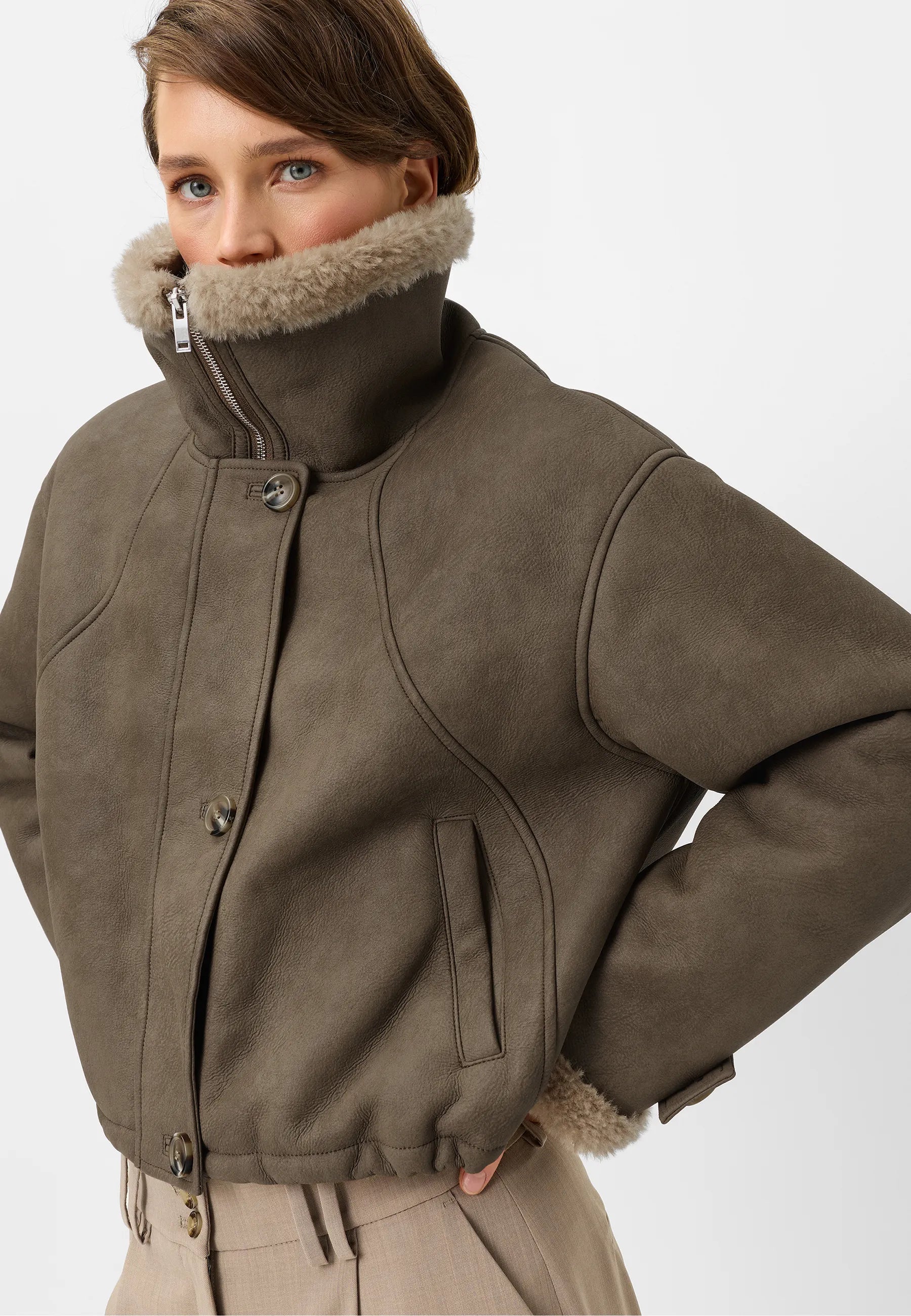 Webpelzjacke OAKLAND