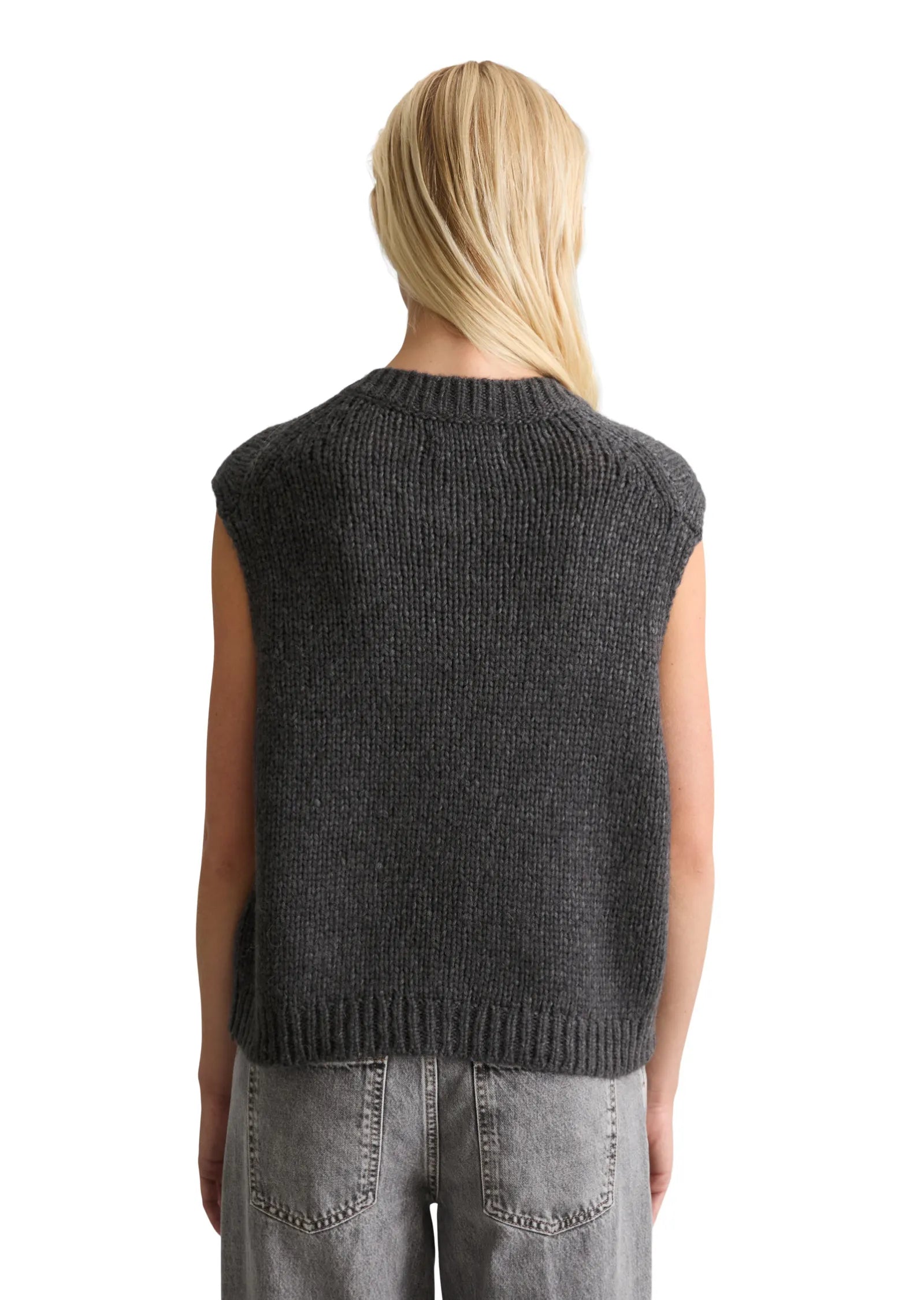 Strick-Cardigan aus Schurwoll-Mix