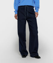 Hose Relaxed Fit aus Chambray