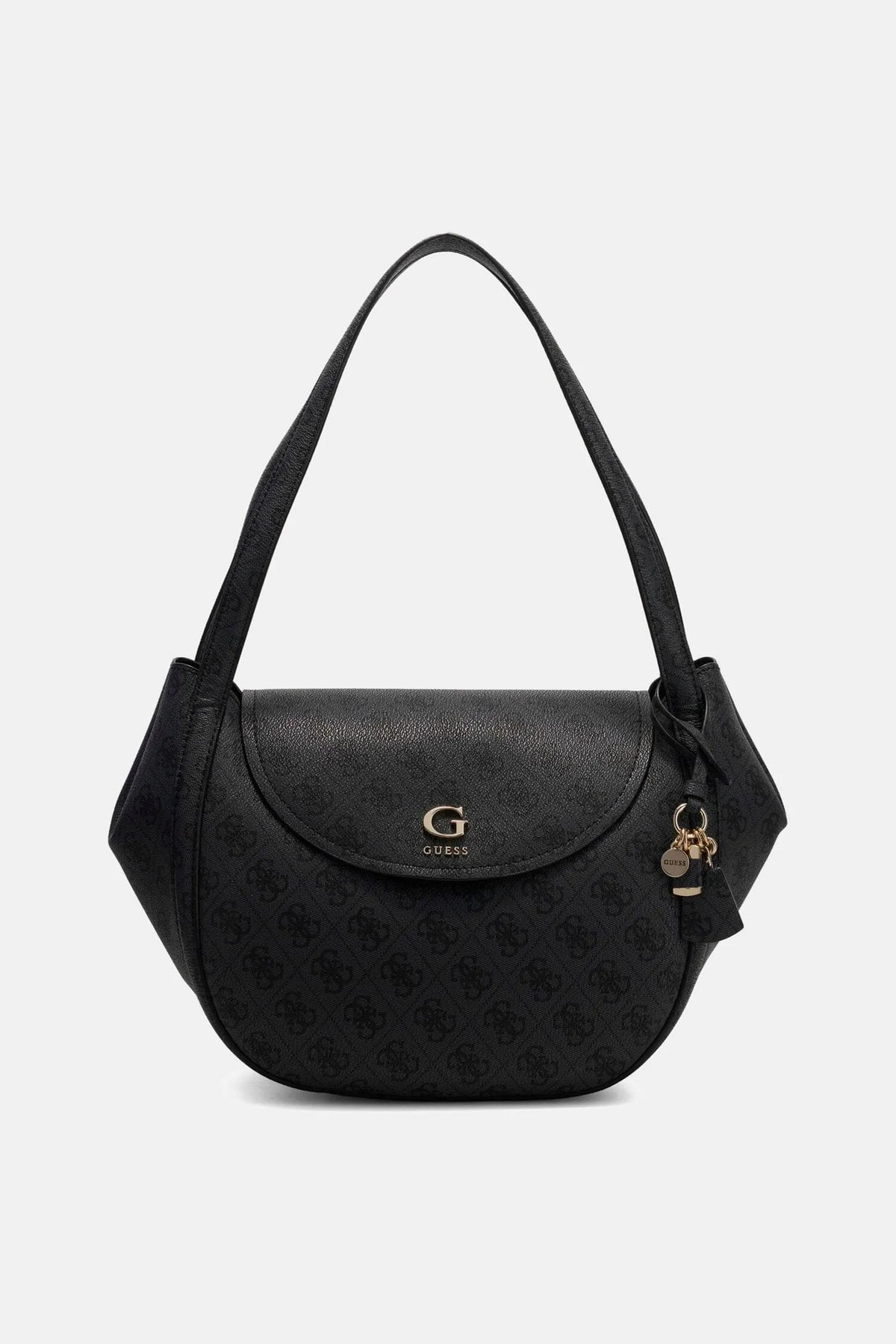 Schultertasche mit Logoprint