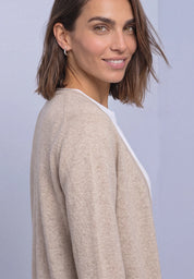 Strick-Cardigan aus Baumwollmix
