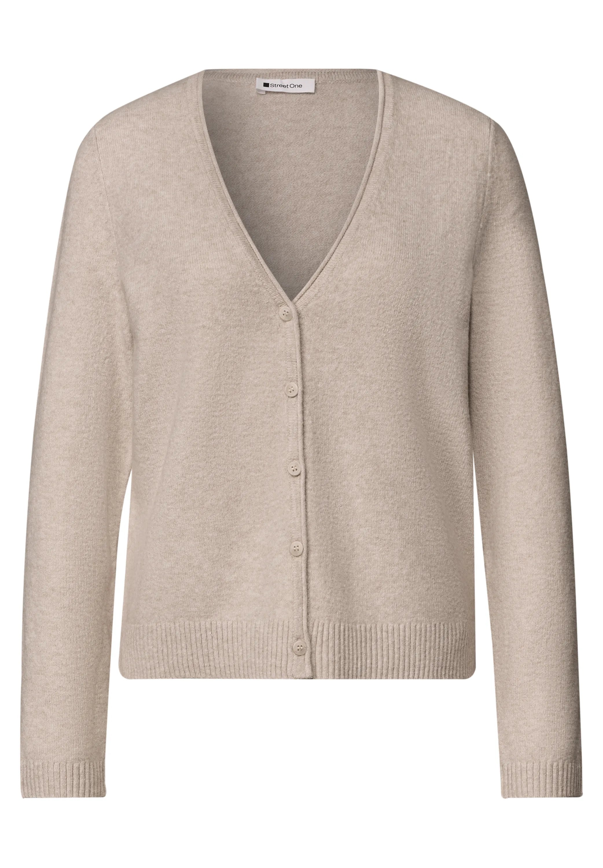 Strick-Cardigan aus Baumwollmix