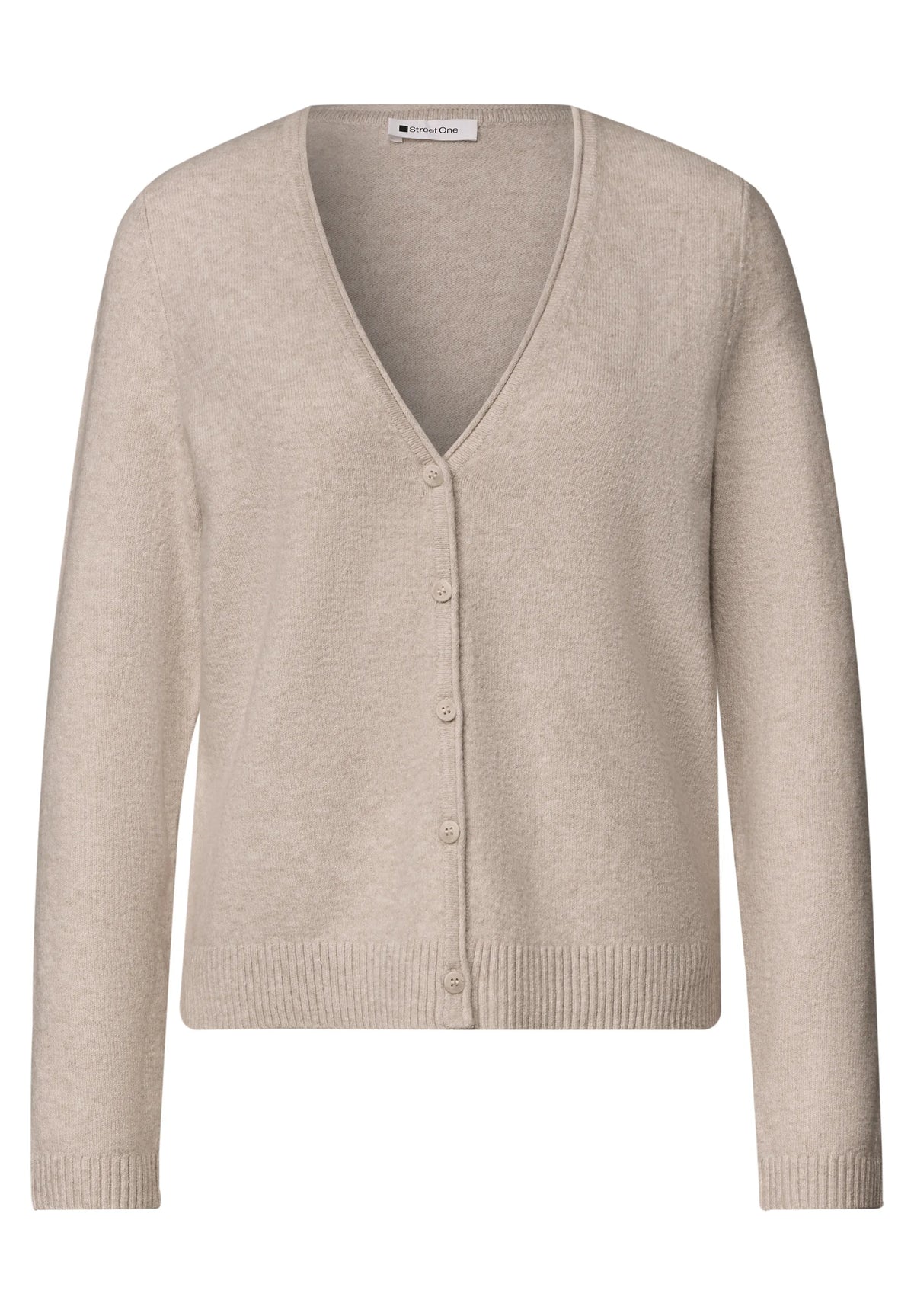 Strick-Cardigan aus Baumwollmix