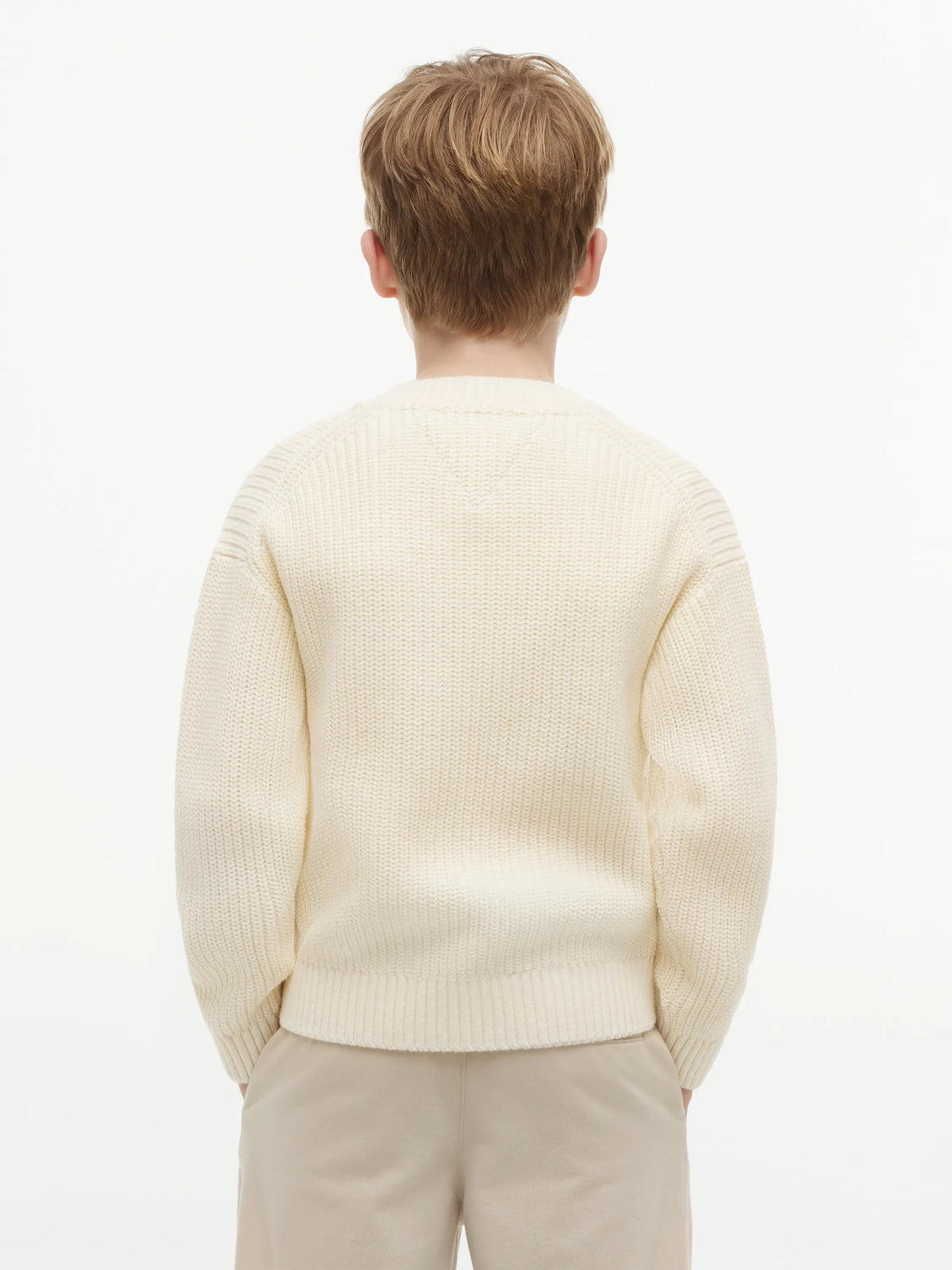 Strickshirt mit Logoprint