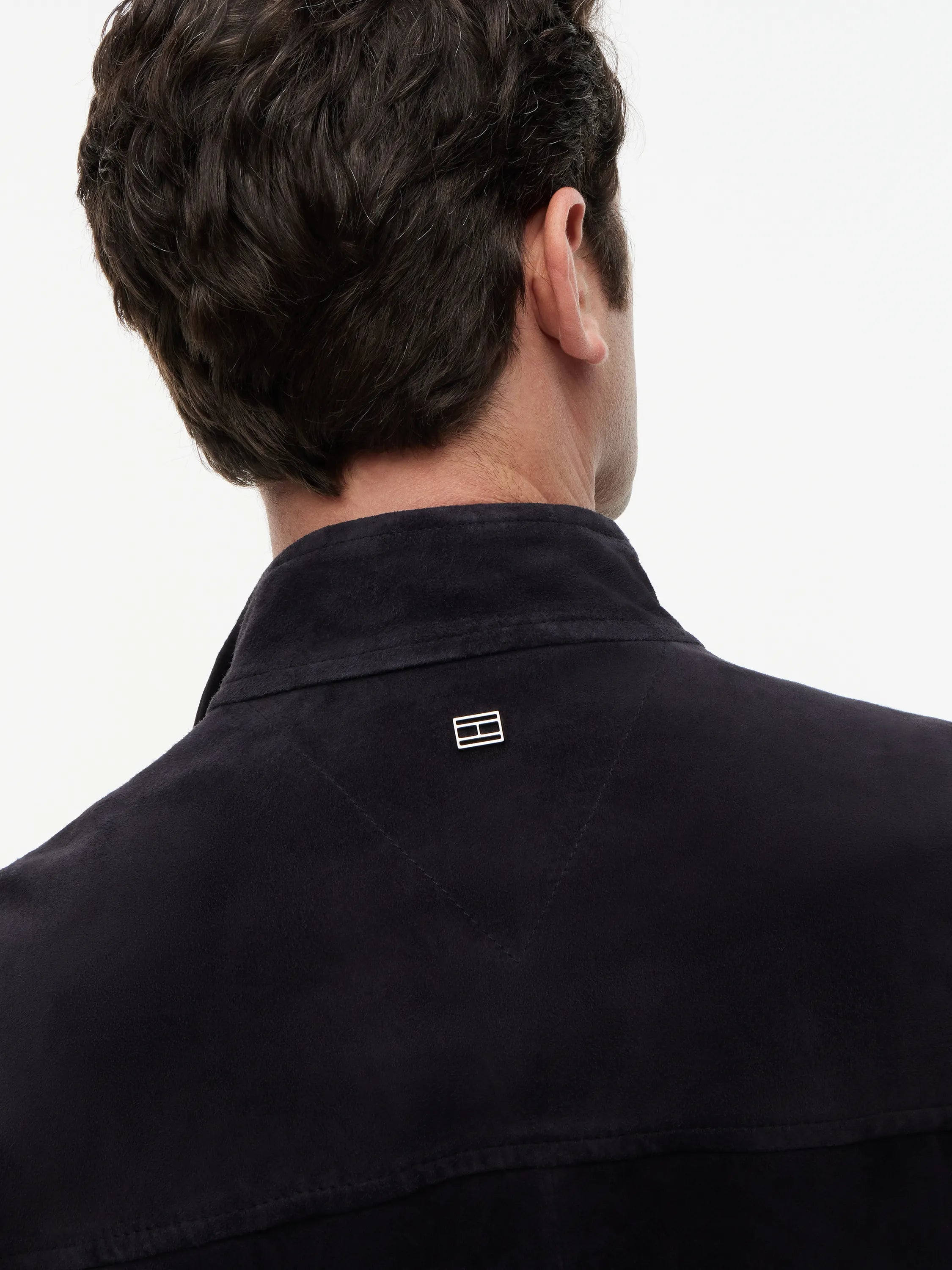 Lederjacke mit Stehkragen