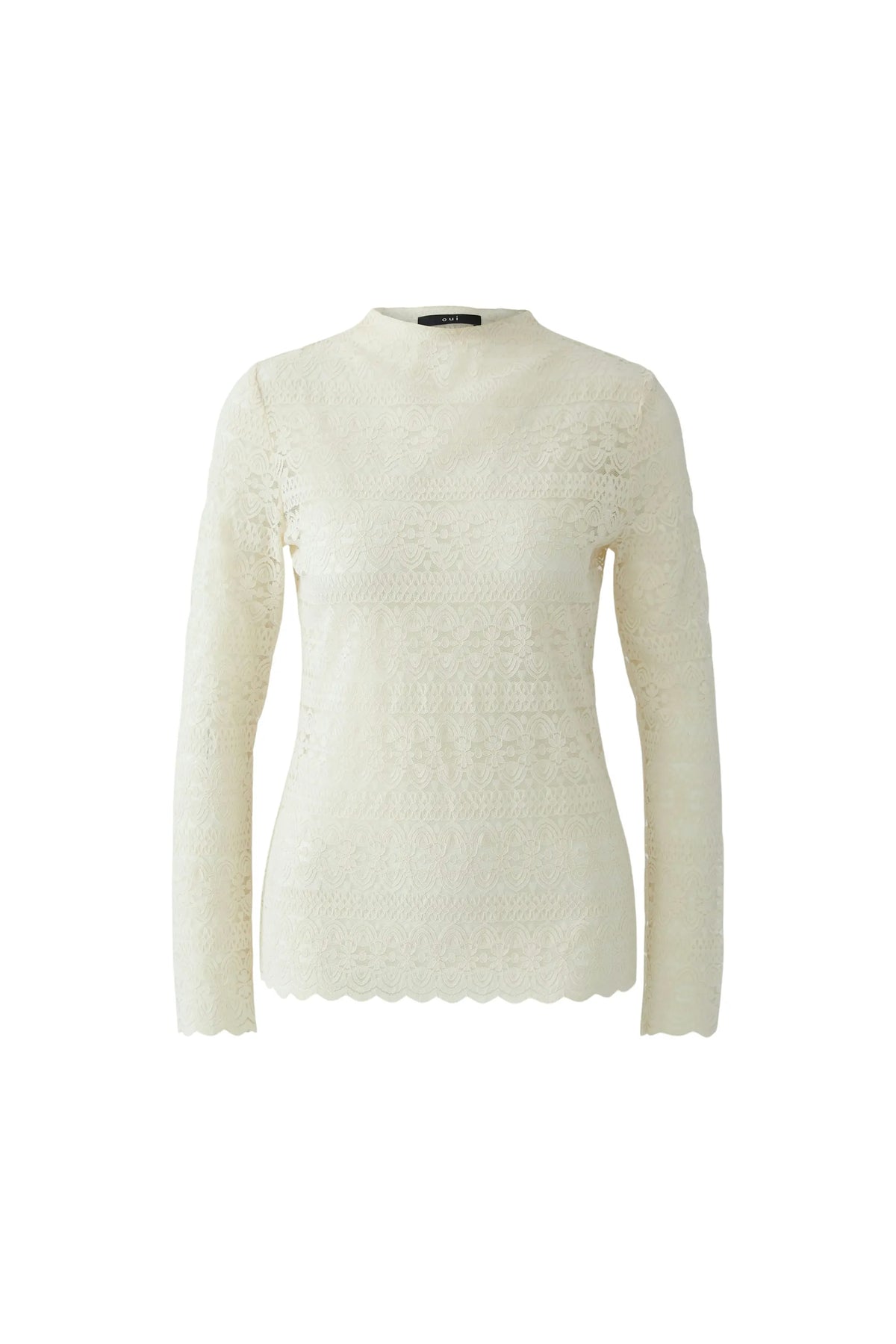 Langarmshirt aus Spitze