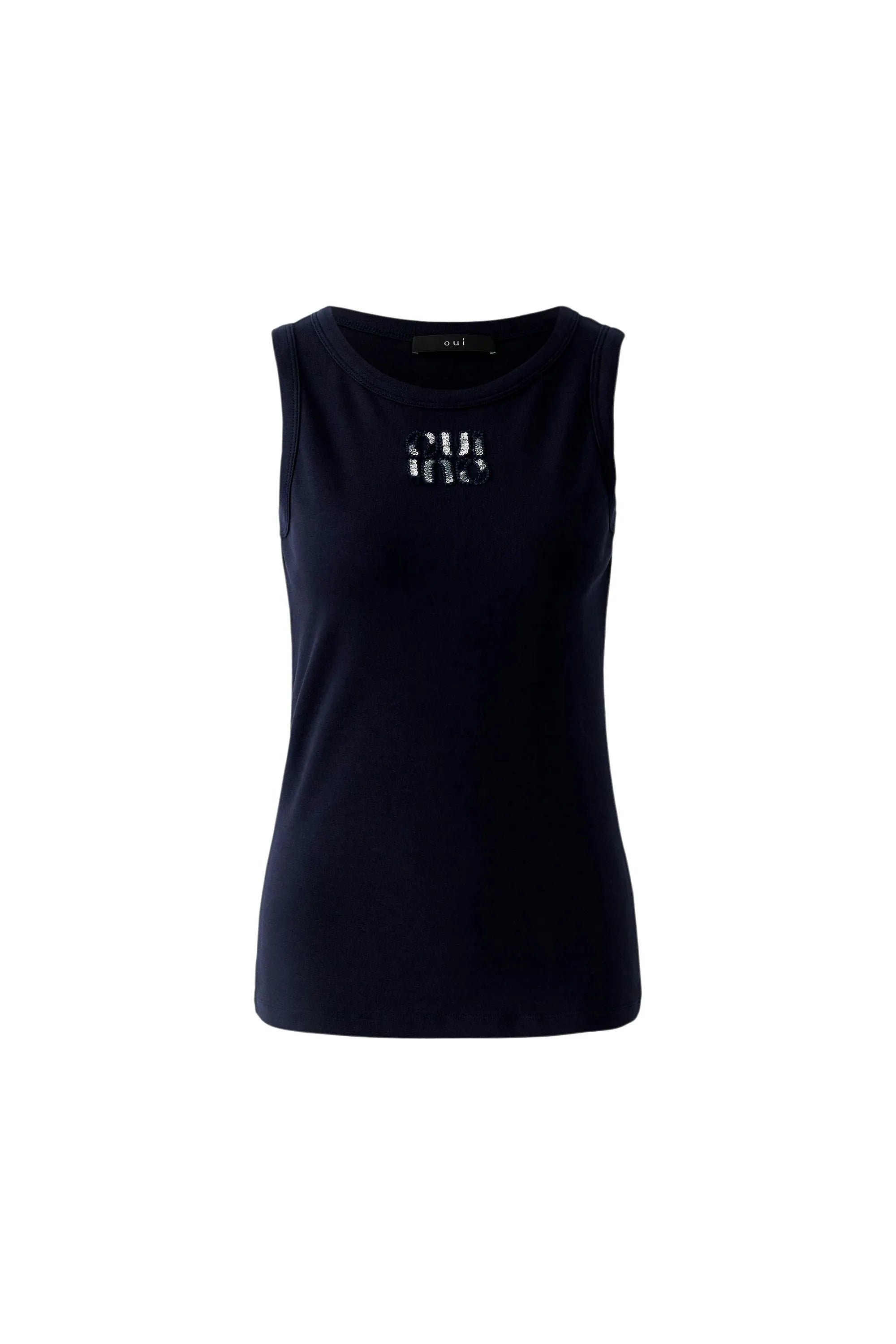 Top Regular Fit aus Baumwolle
