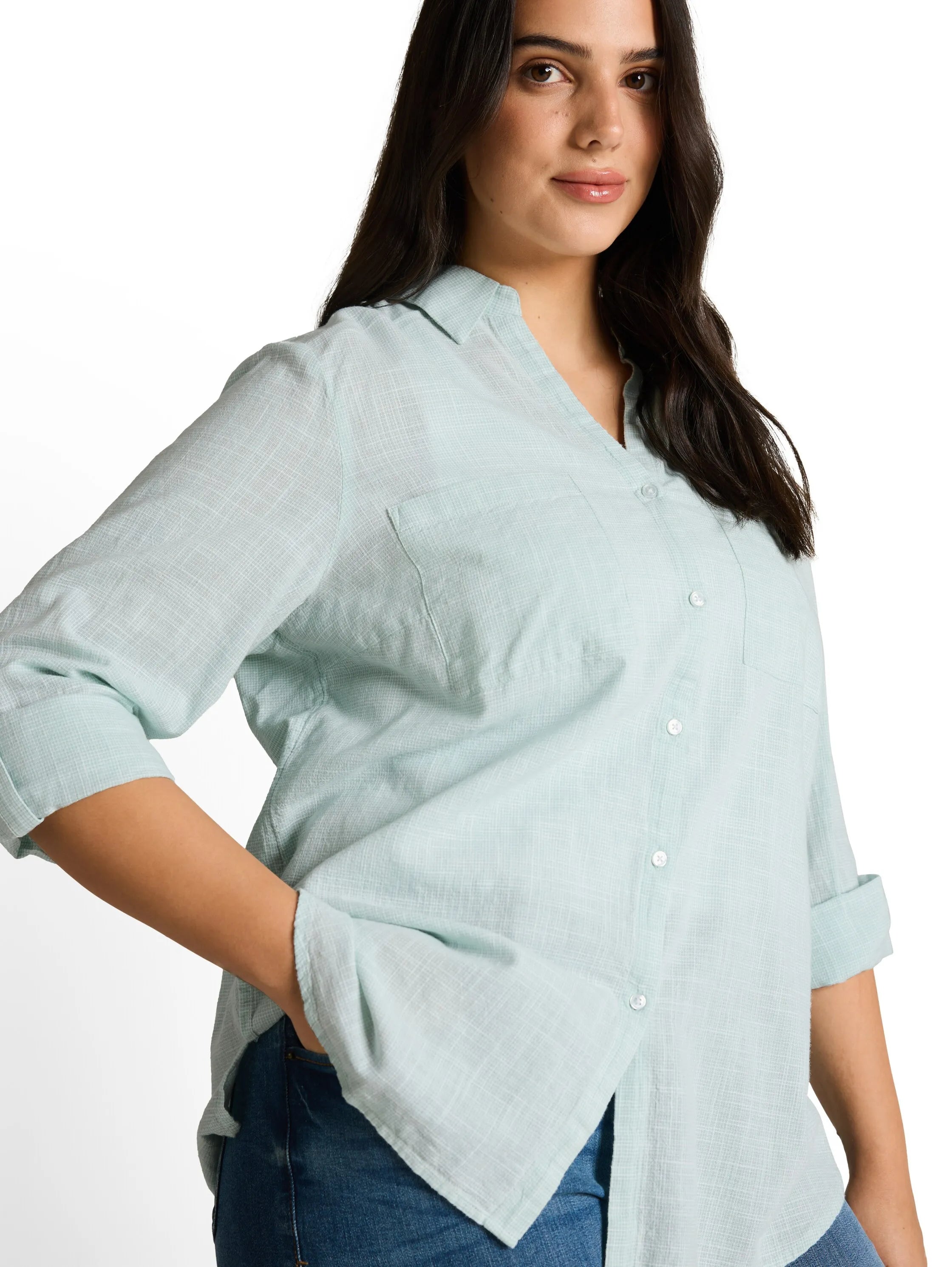 Bluse aus Baumwolle