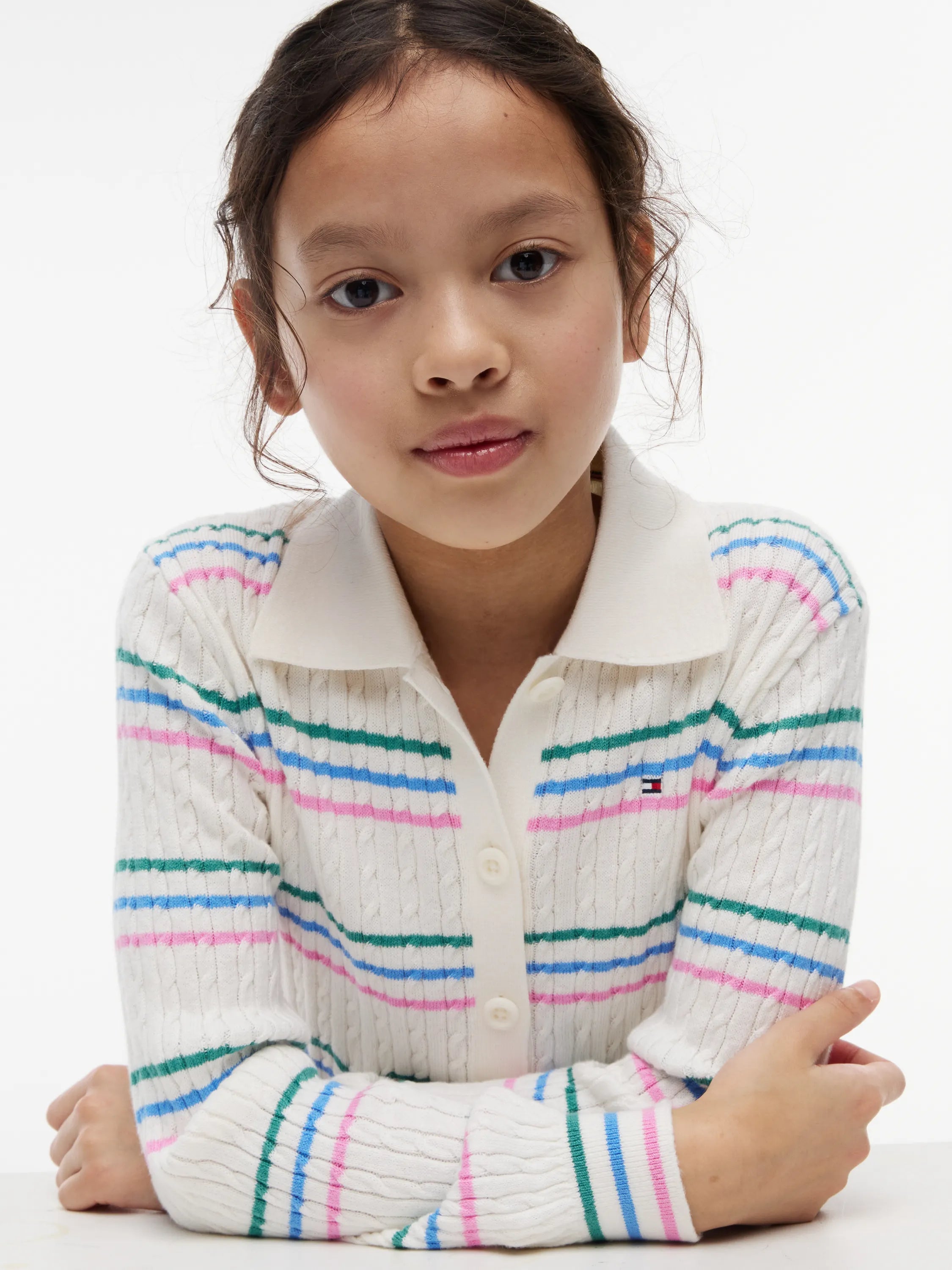 Strickcardigan aus Baumwollmix