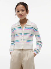 Strickcardigan aus Baumwollmix