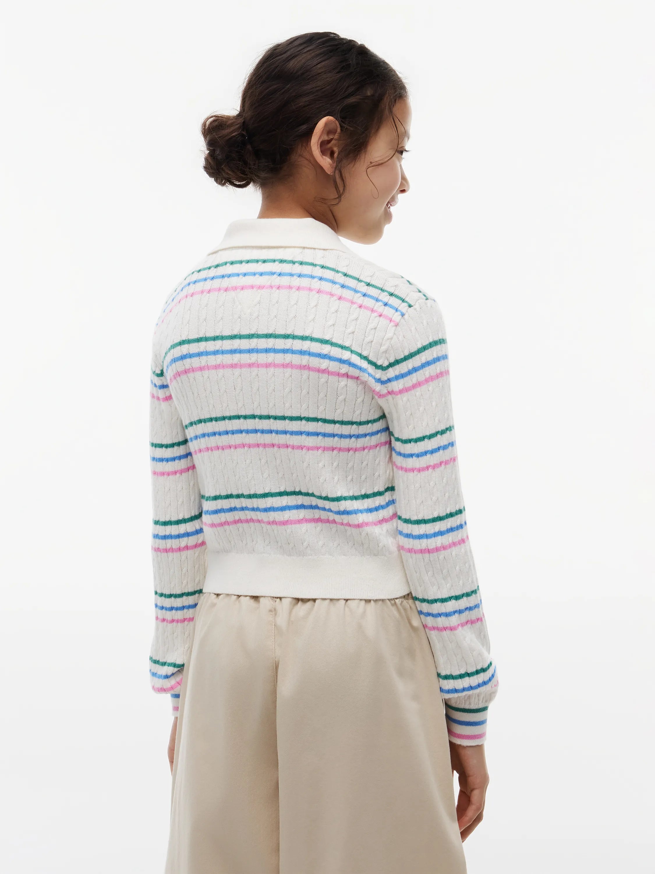 Strickcardigan aus Baumwollmix