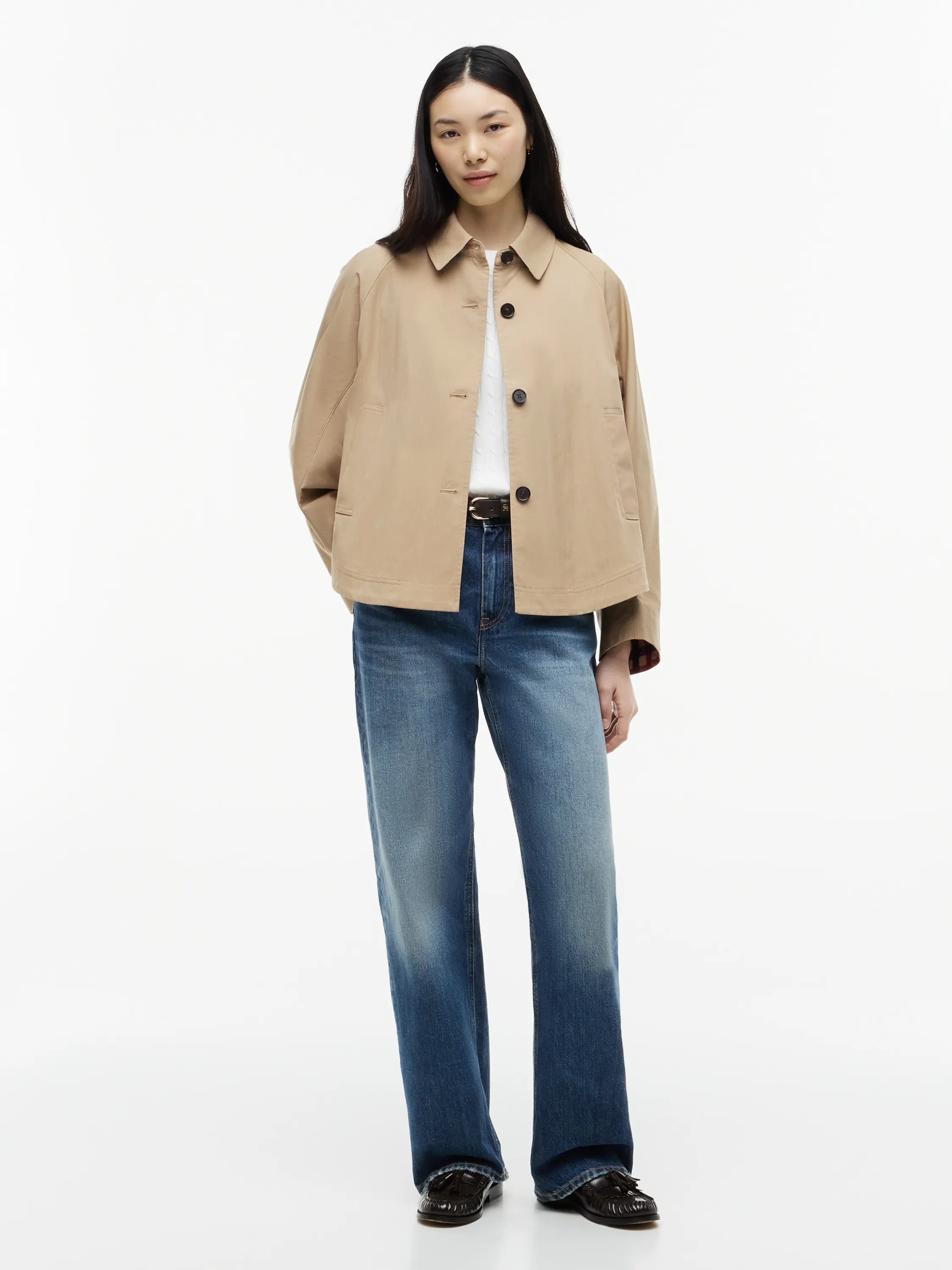 Overshirt Regular Fit aus Baumwollmix