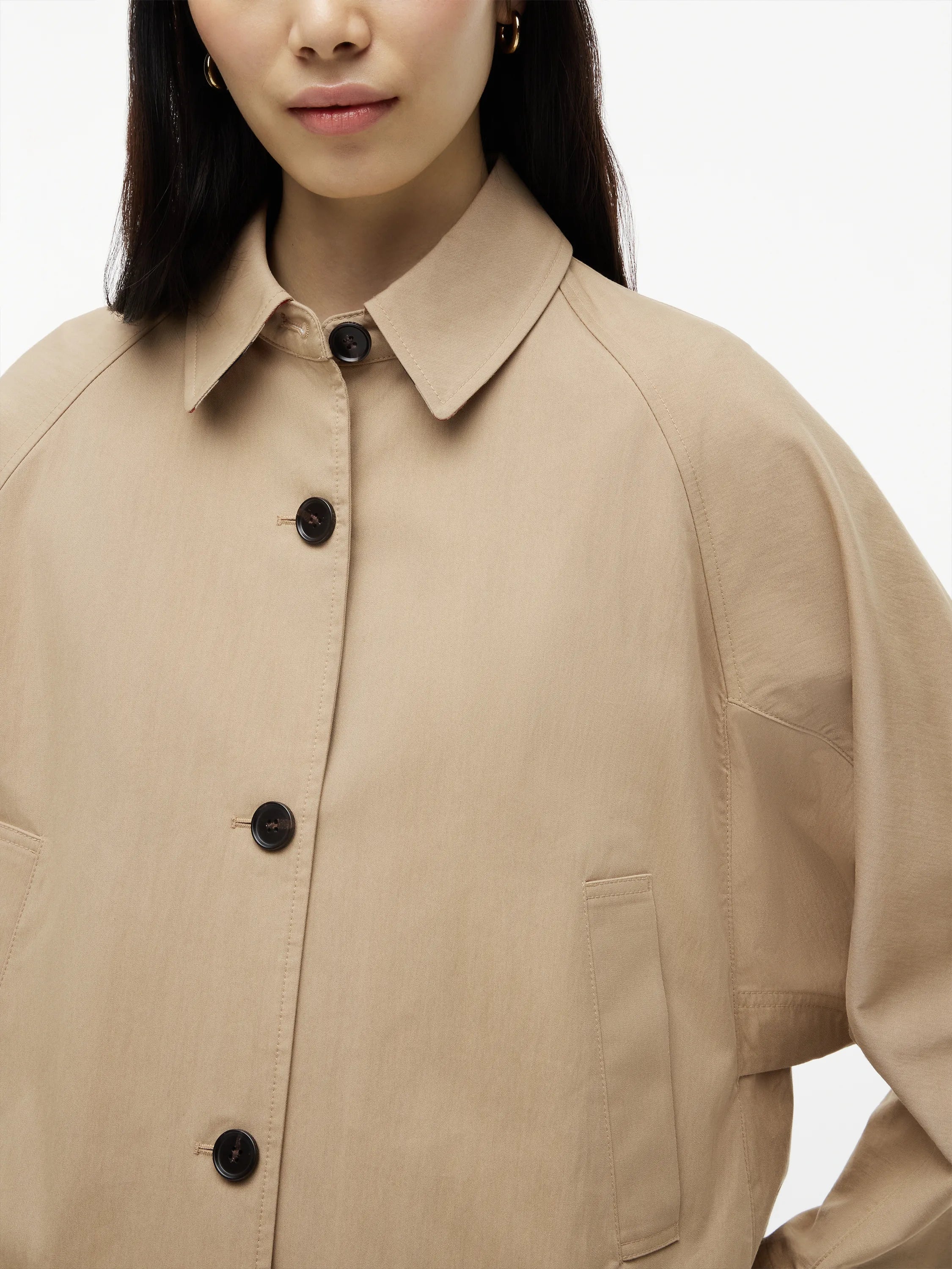 Overshirt Regular Fit aus Baumwollmix