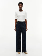 Stoffhose Wide Leg
