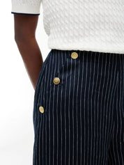 Stoffhose Wide Leg