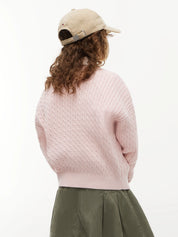Strickpullover aus Baumwolle