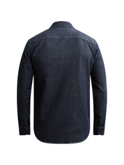 Jeansovershirt aus Baumwollmix