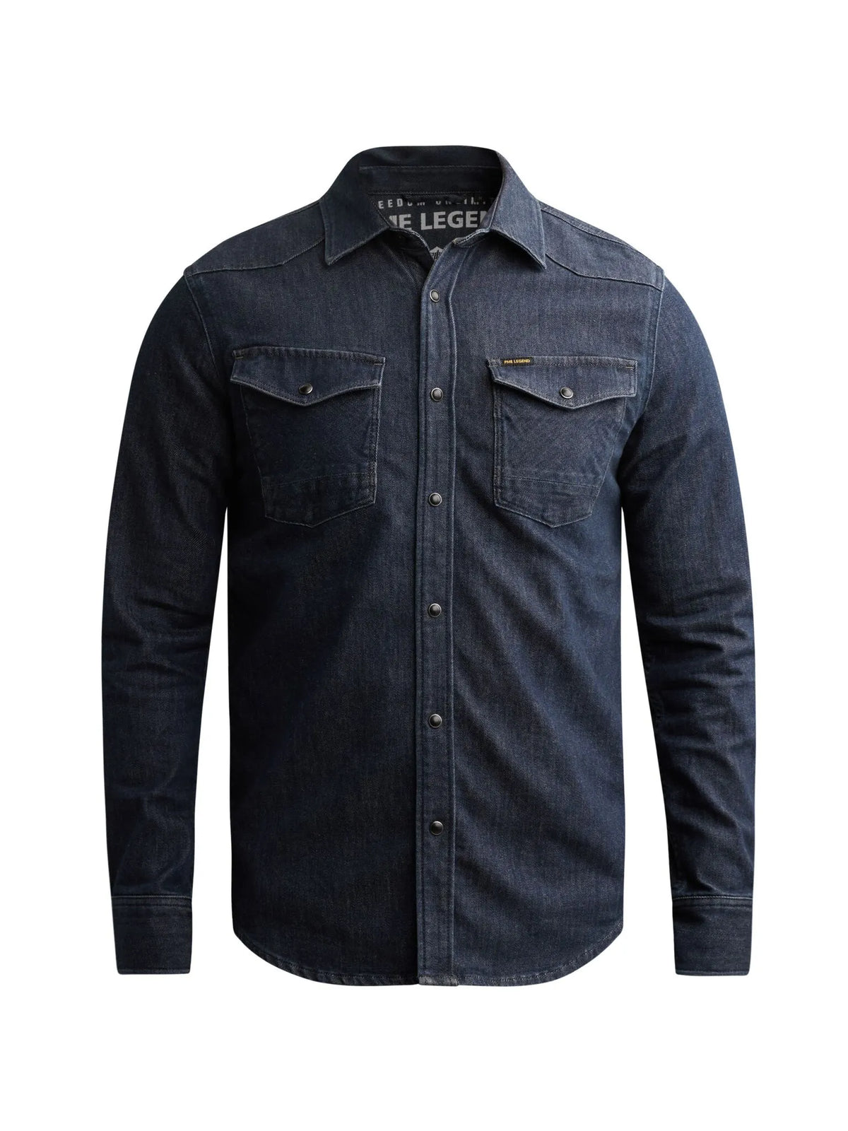 Jeansovershirt aus Baumwollmix