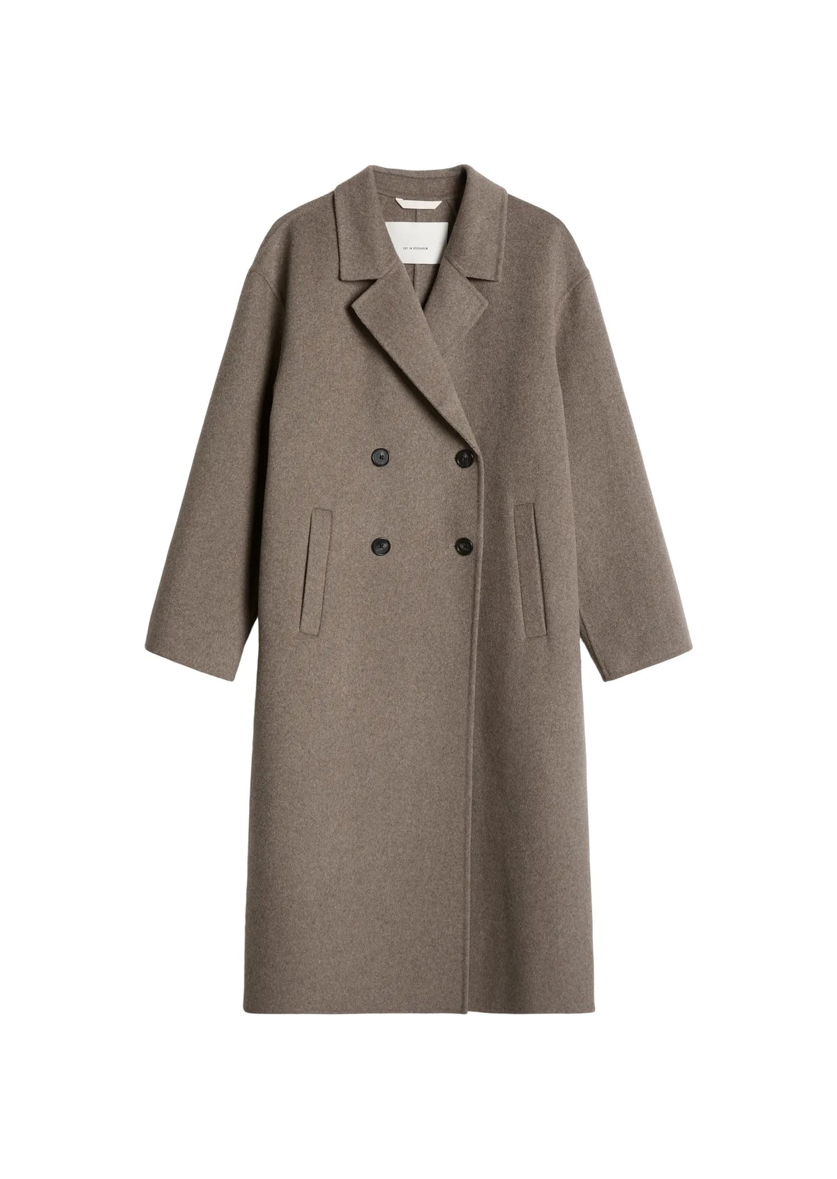 Wollmantel Relaxed Fit