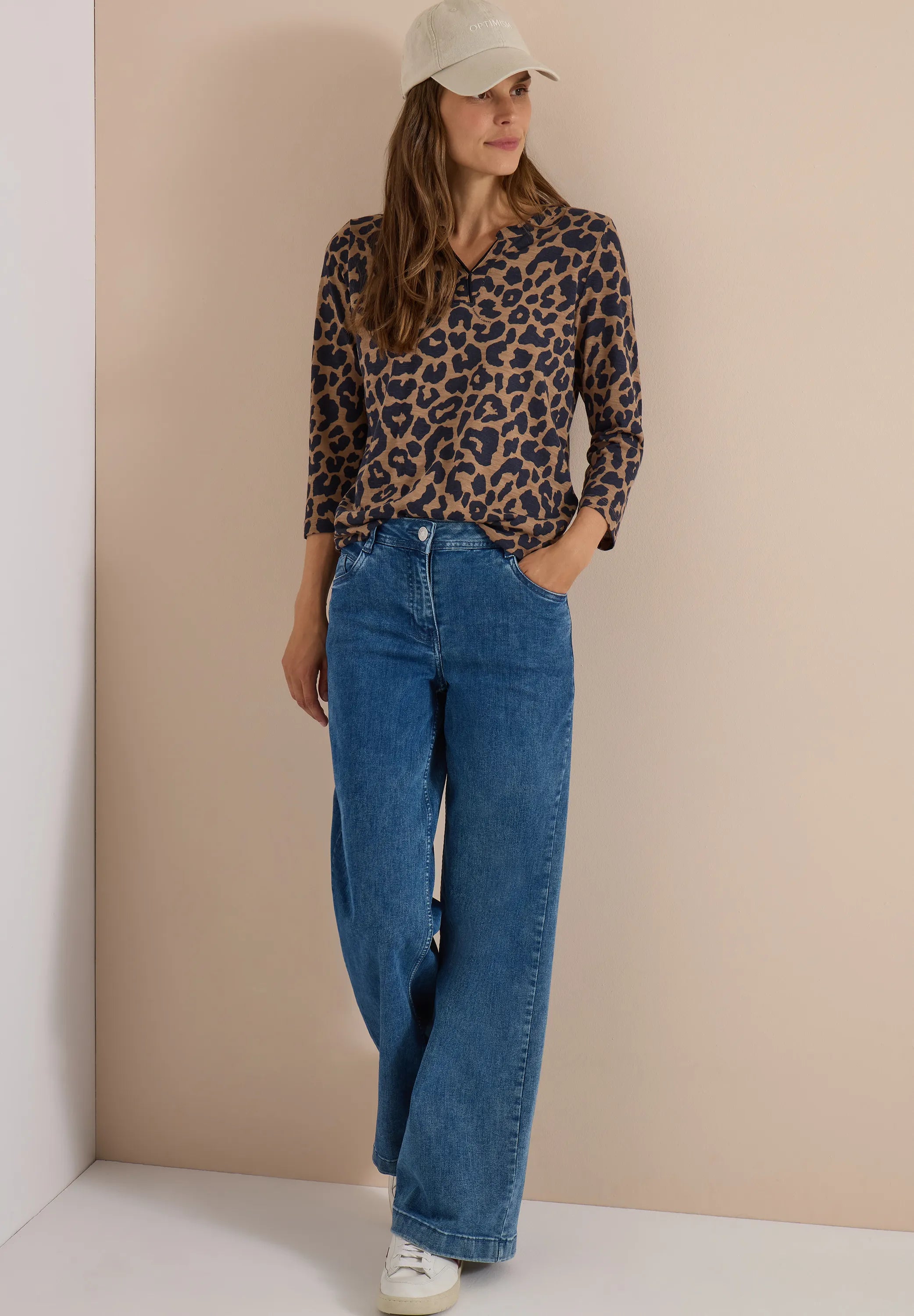 Langarmshirt aus Baumwollmix