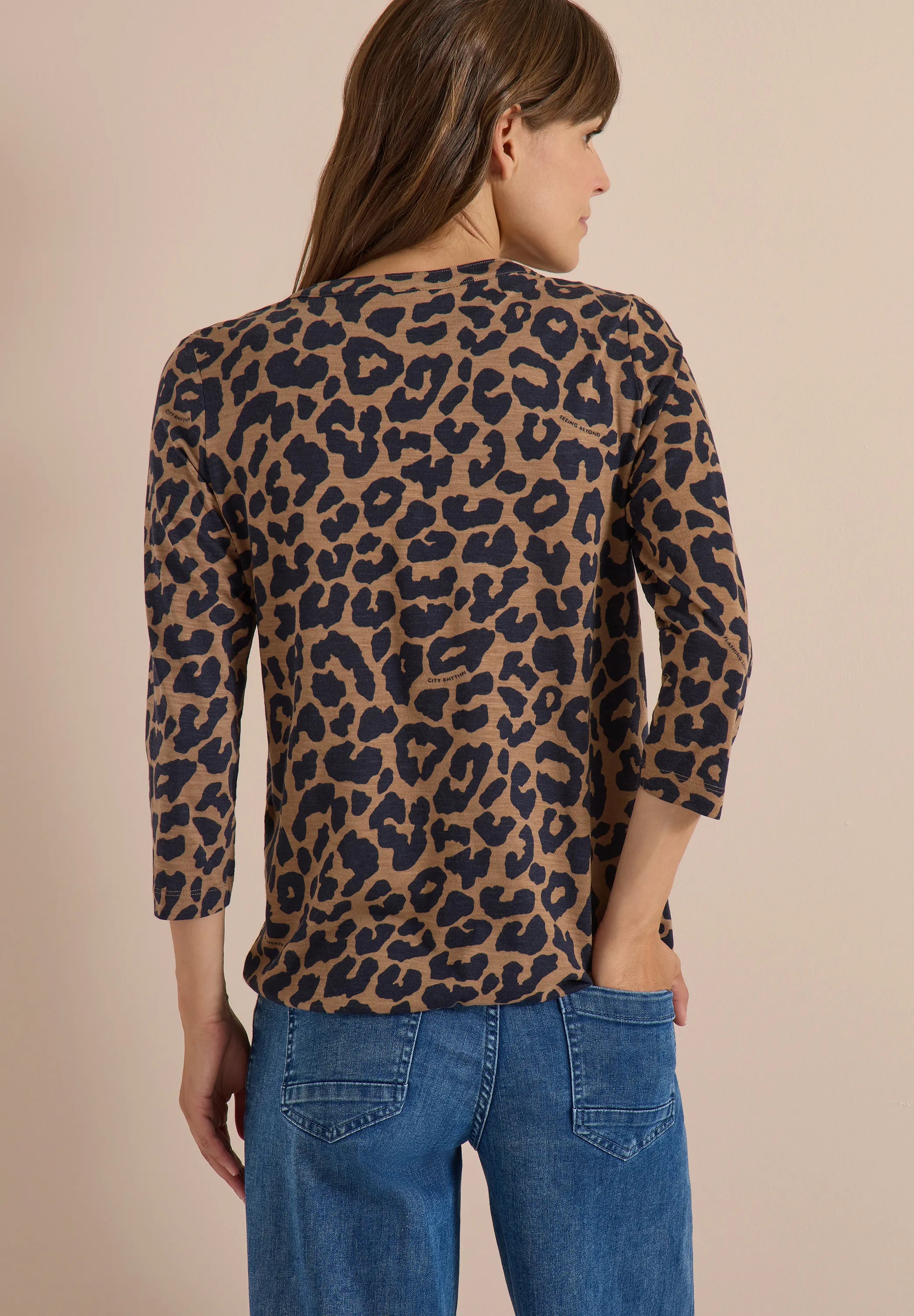 Langarmshirt aus Baumwollmix