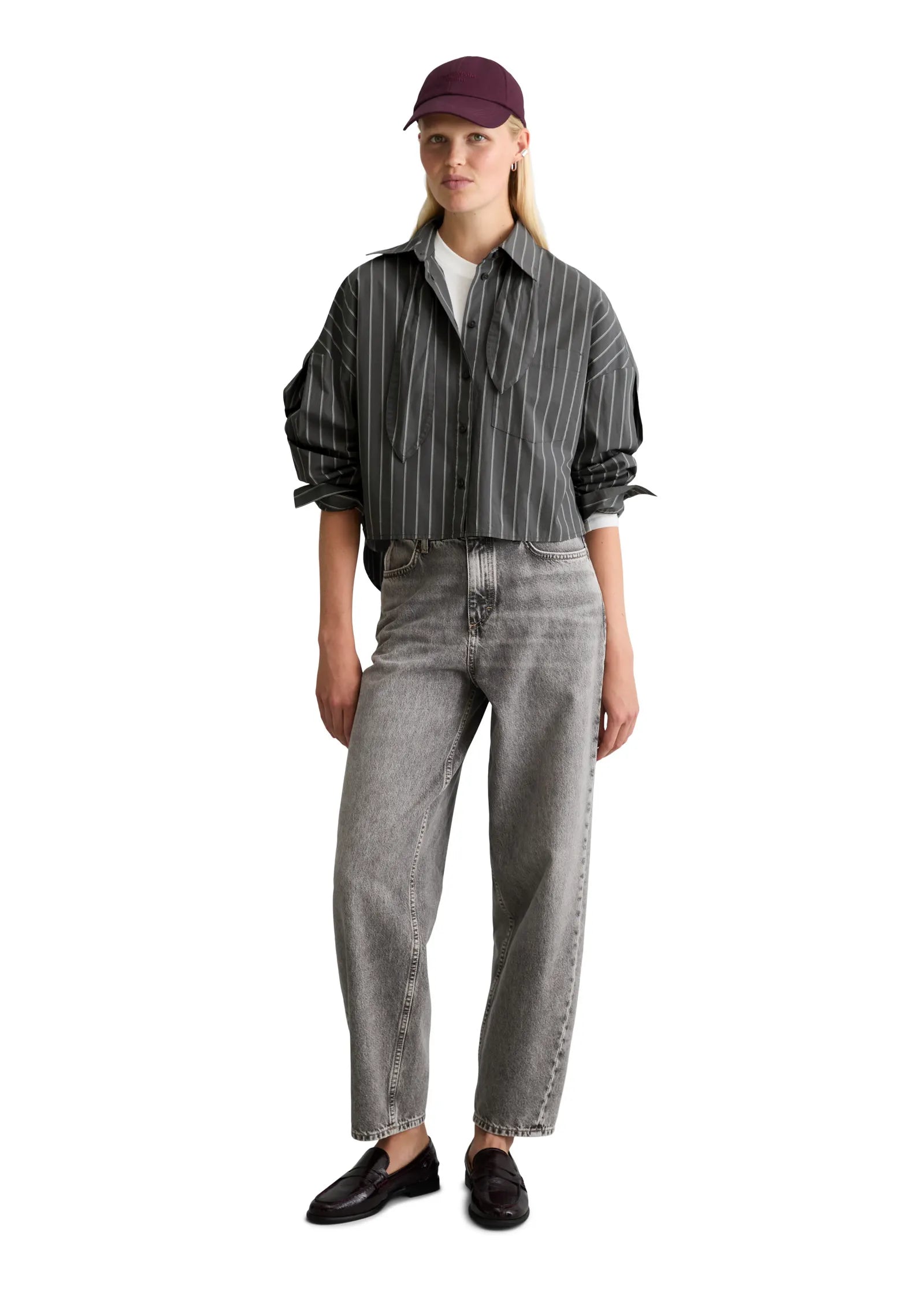 Schluppenbluse Regular-Fit