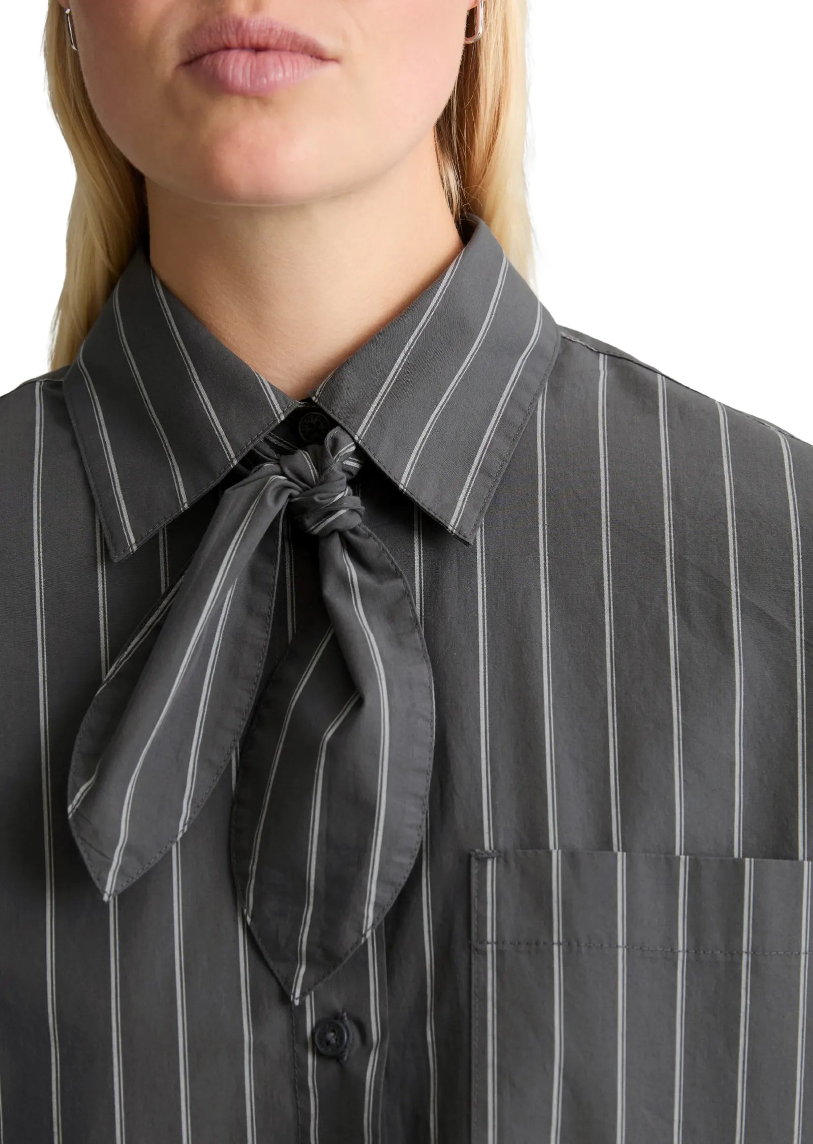 Schluppenbluse Regular-Fit