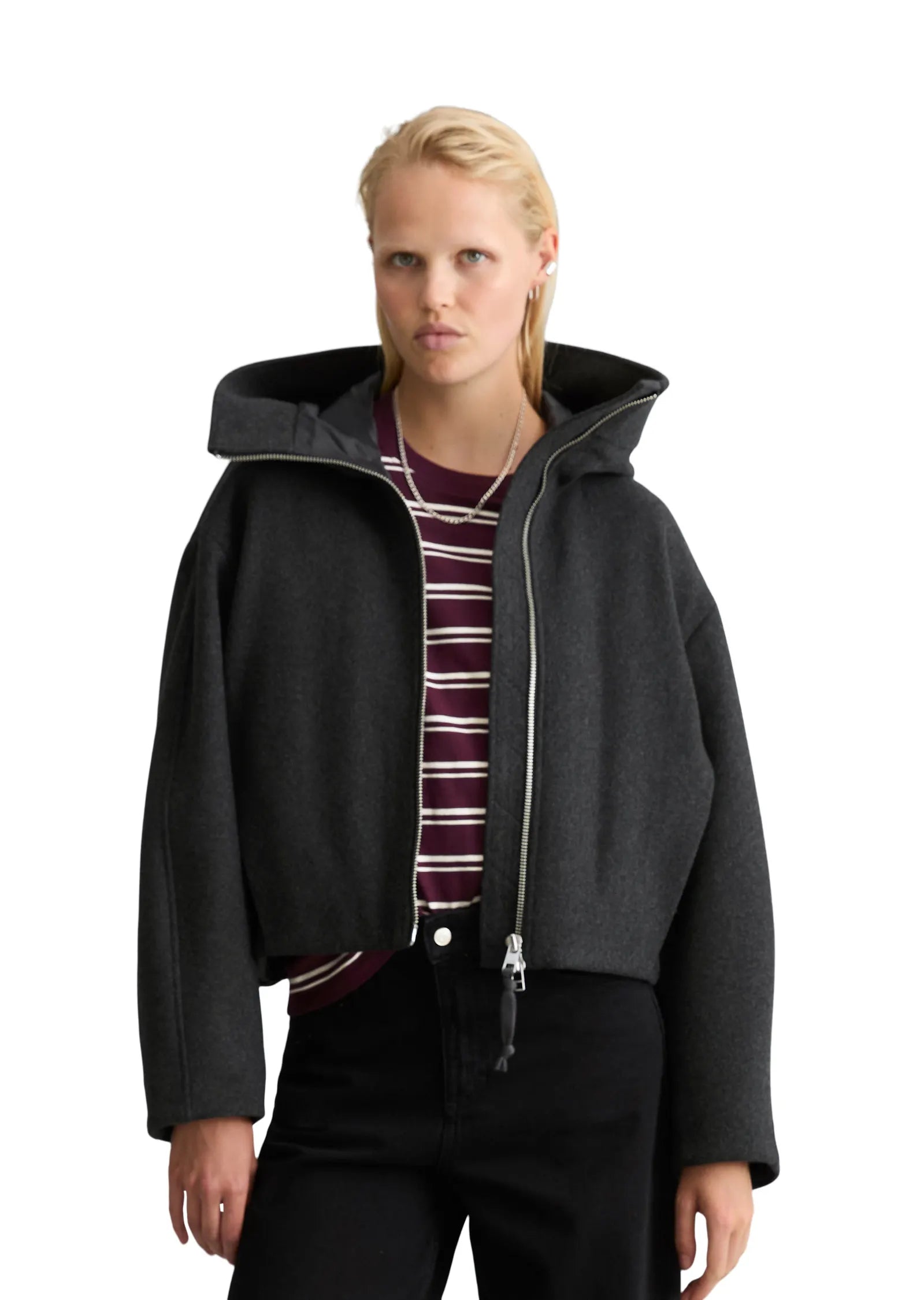Übergangsjacke aus Wollmix