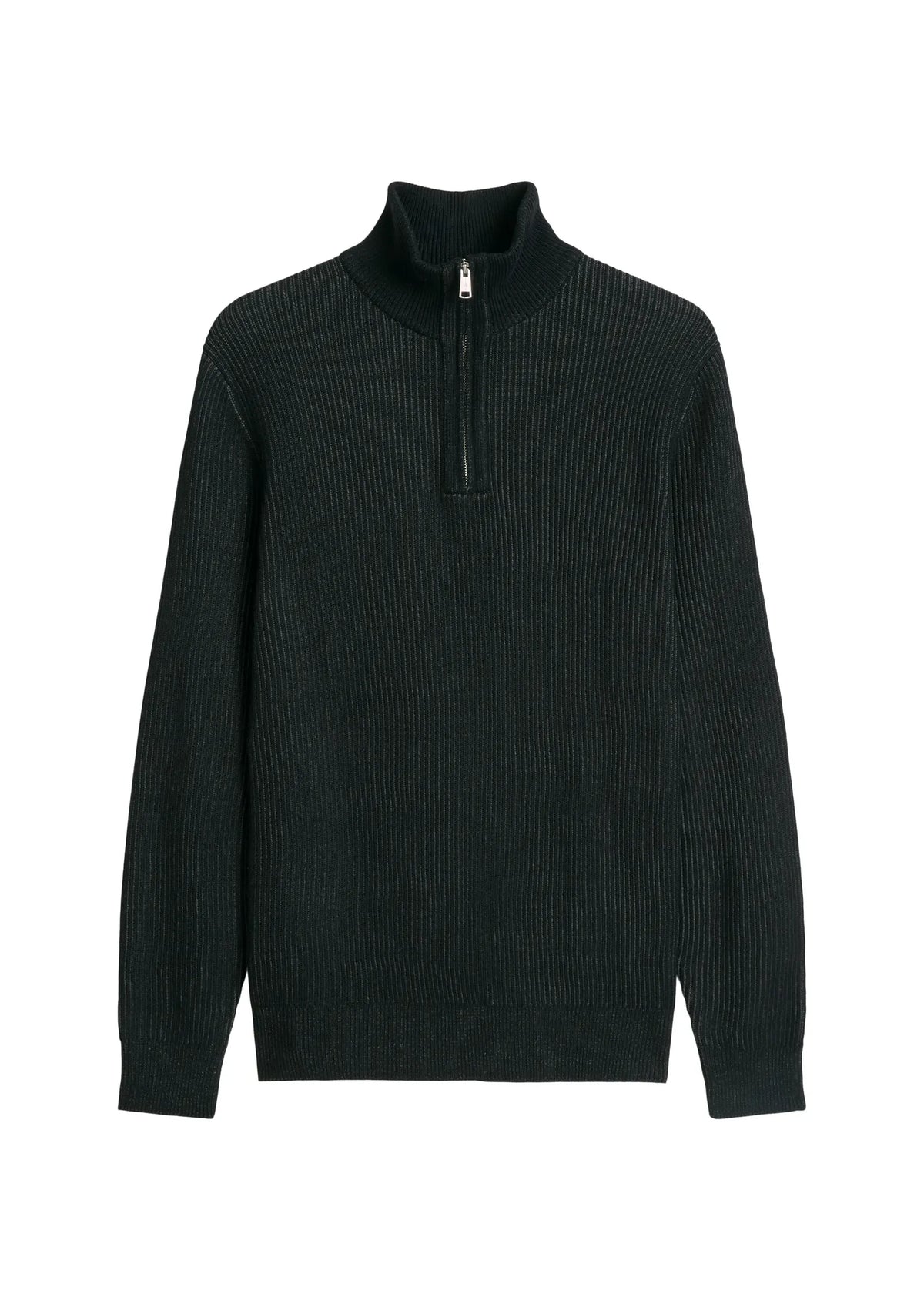 Strickpullover mit Troyer-Kragen Regular Fit