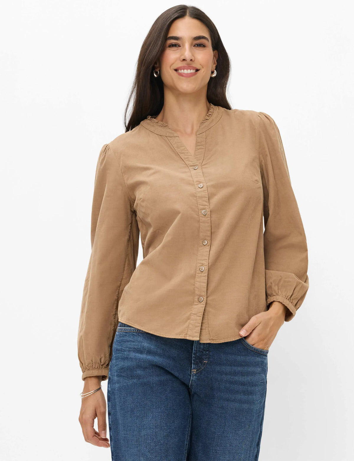 Bluse VIOLET aus Baumwolle