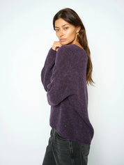 Strickpullover mit V-Ausschnitt