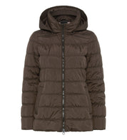Steppjacke mit abnehmbarer Kapuze