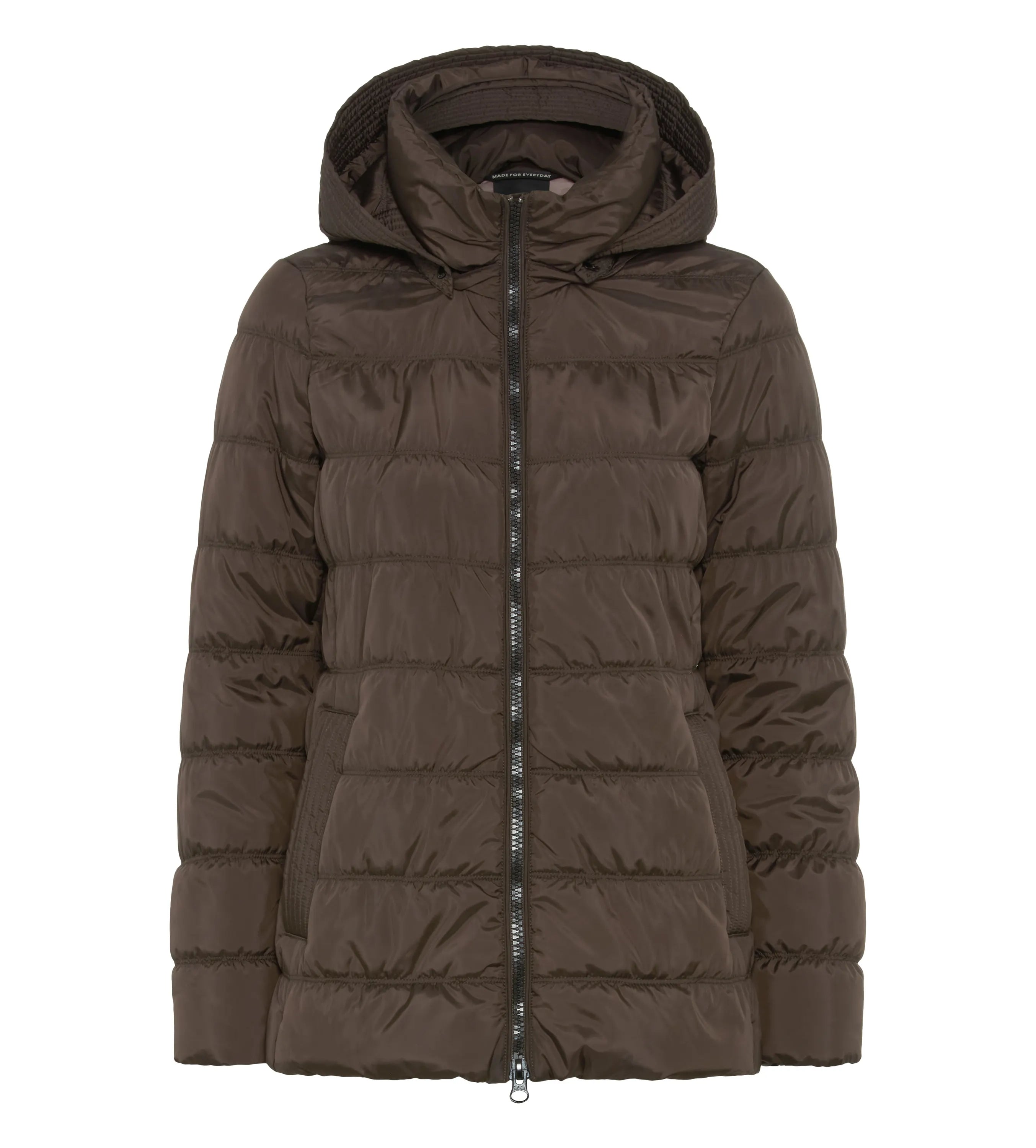 Steppjacke mit abnehmbarer Kapuze